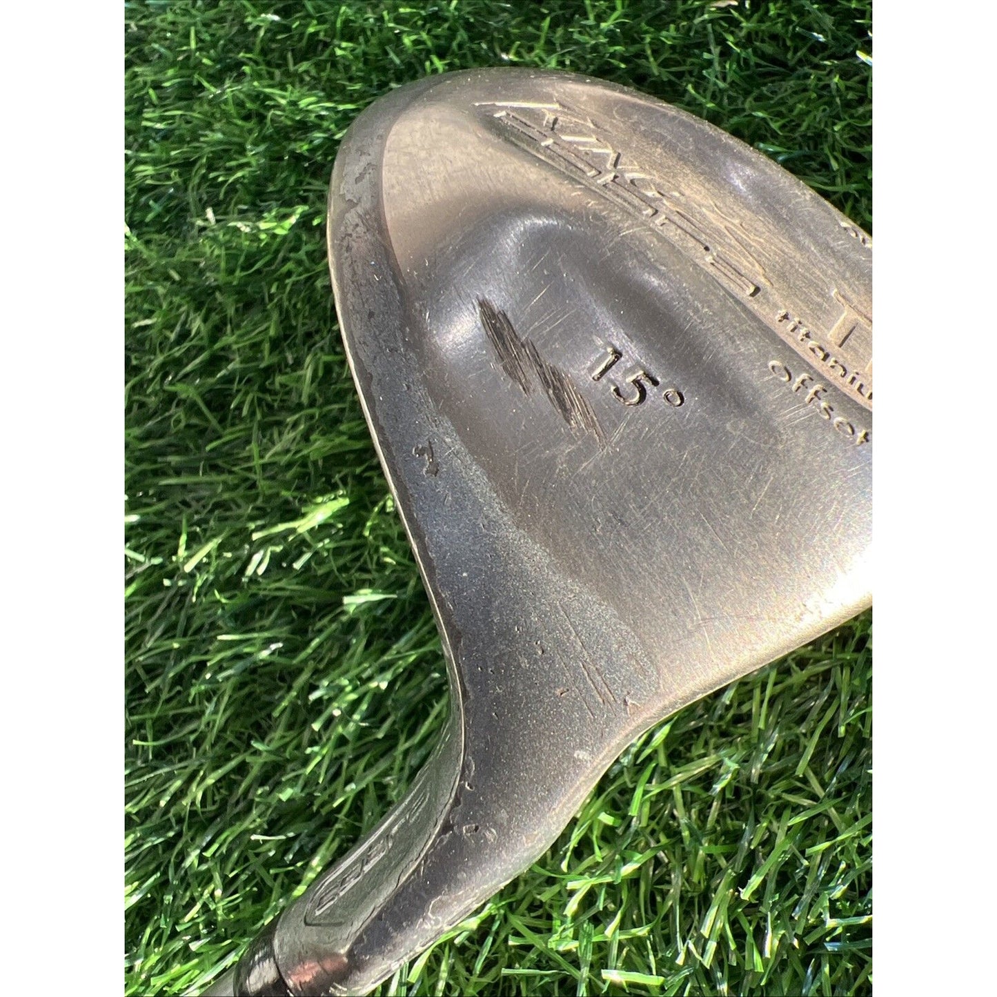 King Cobra TI Titanium 3-Wood Offset 15 Degree RH Fair Graphite Stiff Flex FW194