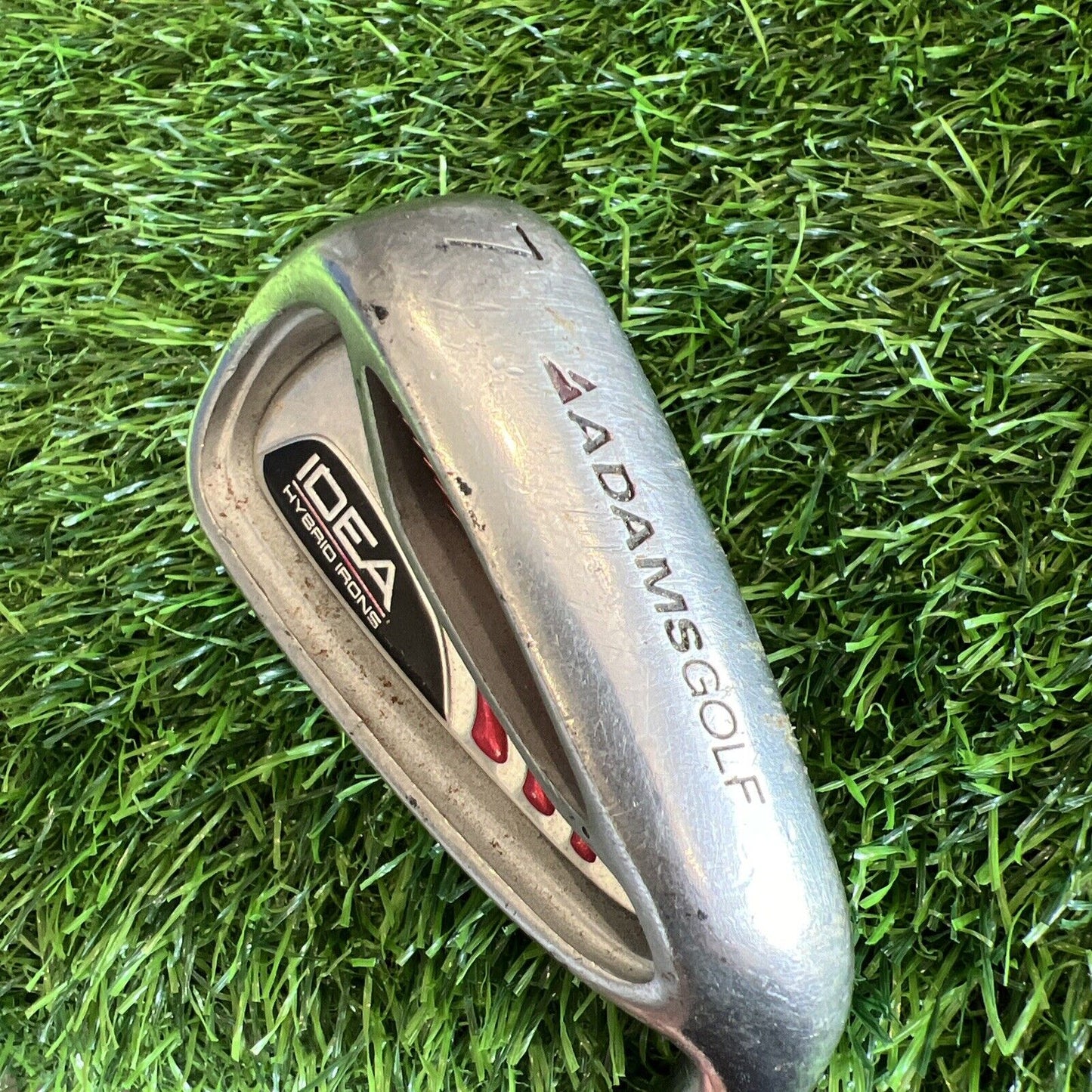 Mint Cond Adams IDEA a3 Hybrid 7 Grafalloy ProLaunch Red R-Flex Graphite (I138)