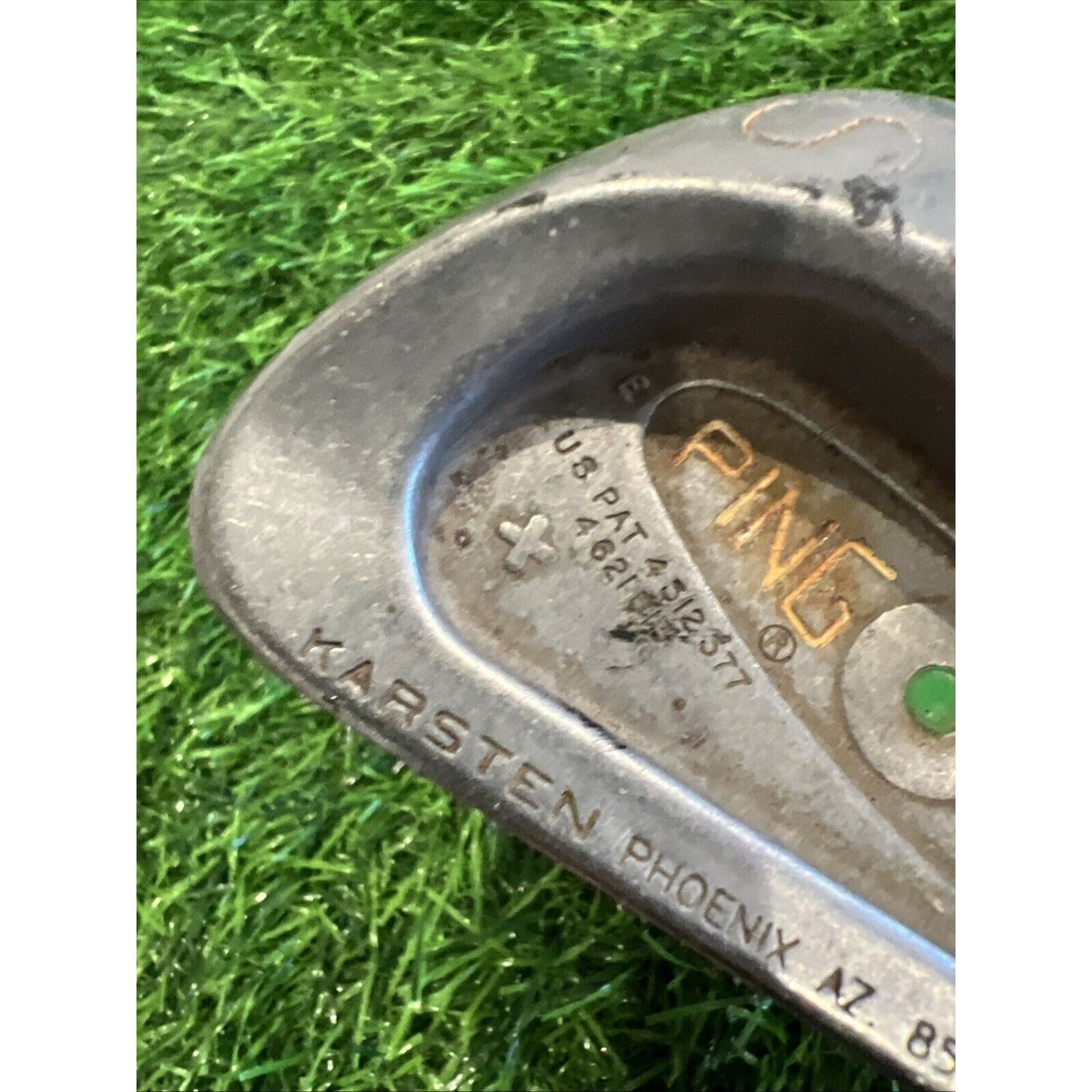 Ping Ping Eye 2+ Green Dot Micro Taper Flex Steel Shaft Sand Wedge (w367)