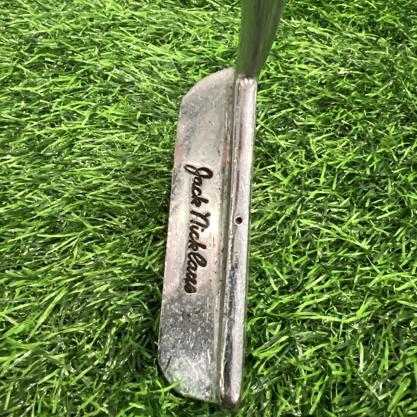 RH MacGregor Jack Nicklaus JN100 Blade Putter 35.5" with Leather Wrap Grip P268