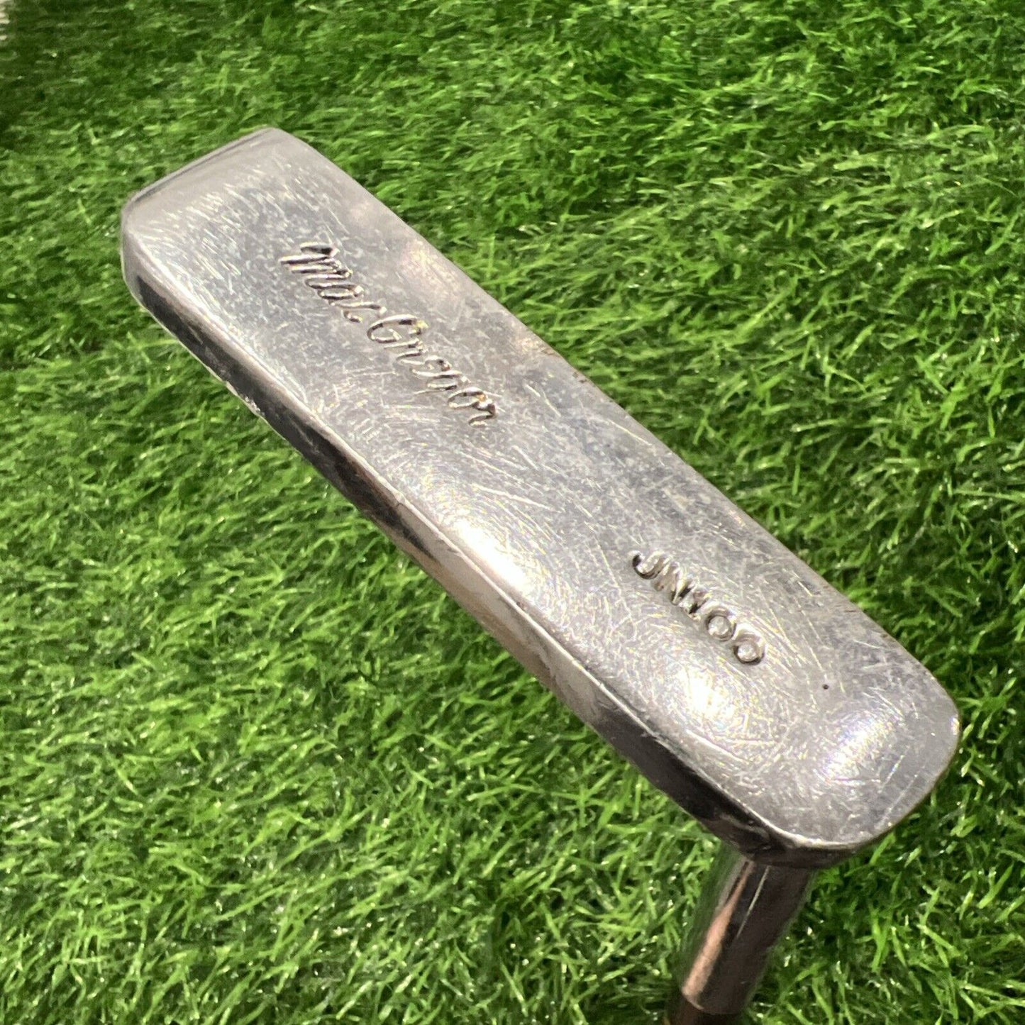 RH MacGregor Jack Nicklaus JN100 Blade Putter 35.5" with Leather Wrap Grip P268
