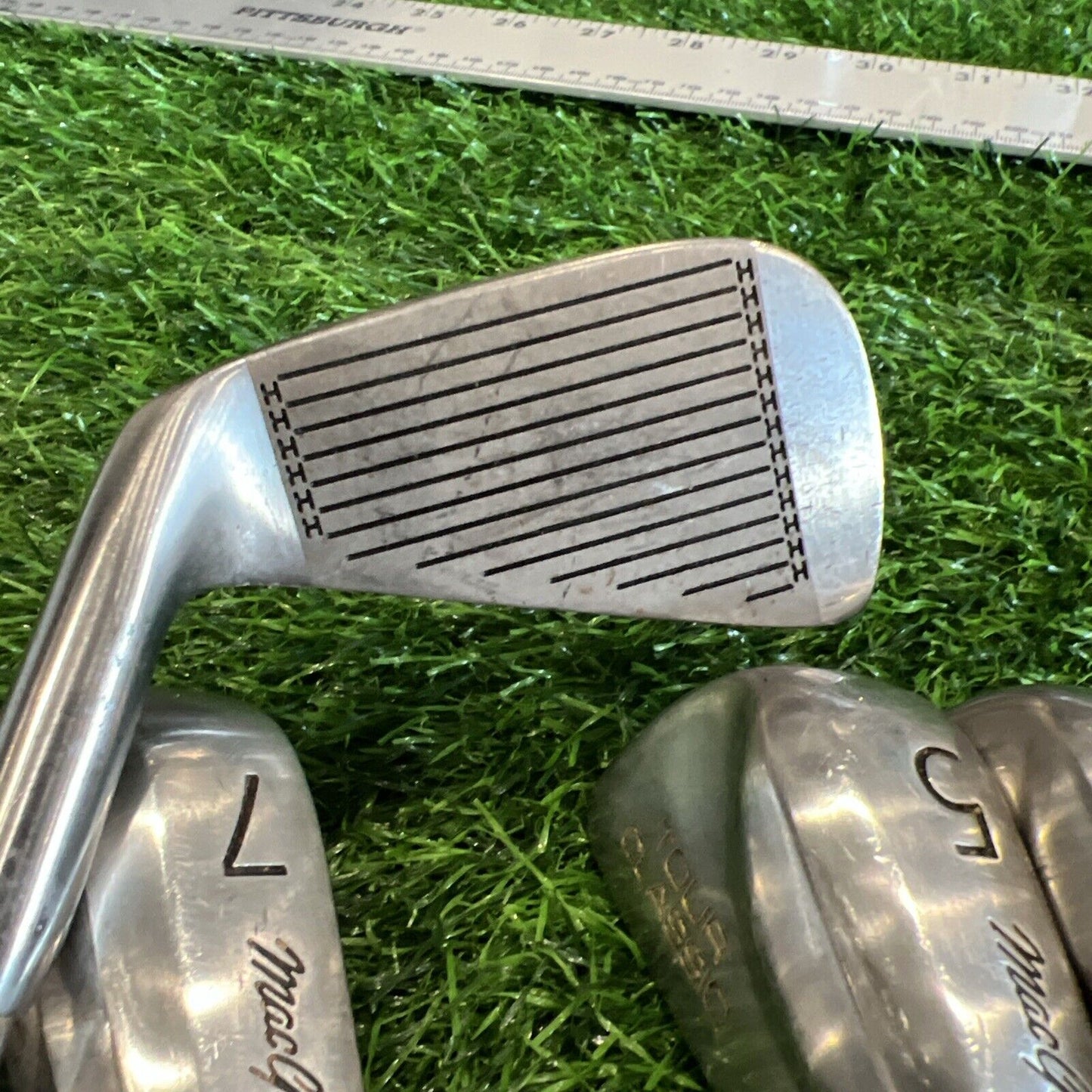 MACGREGOR TOUR CLASSIC BY NICKLAUS IRONS 3-9, PW - MAC MULTISTEP STEEL - S Flex