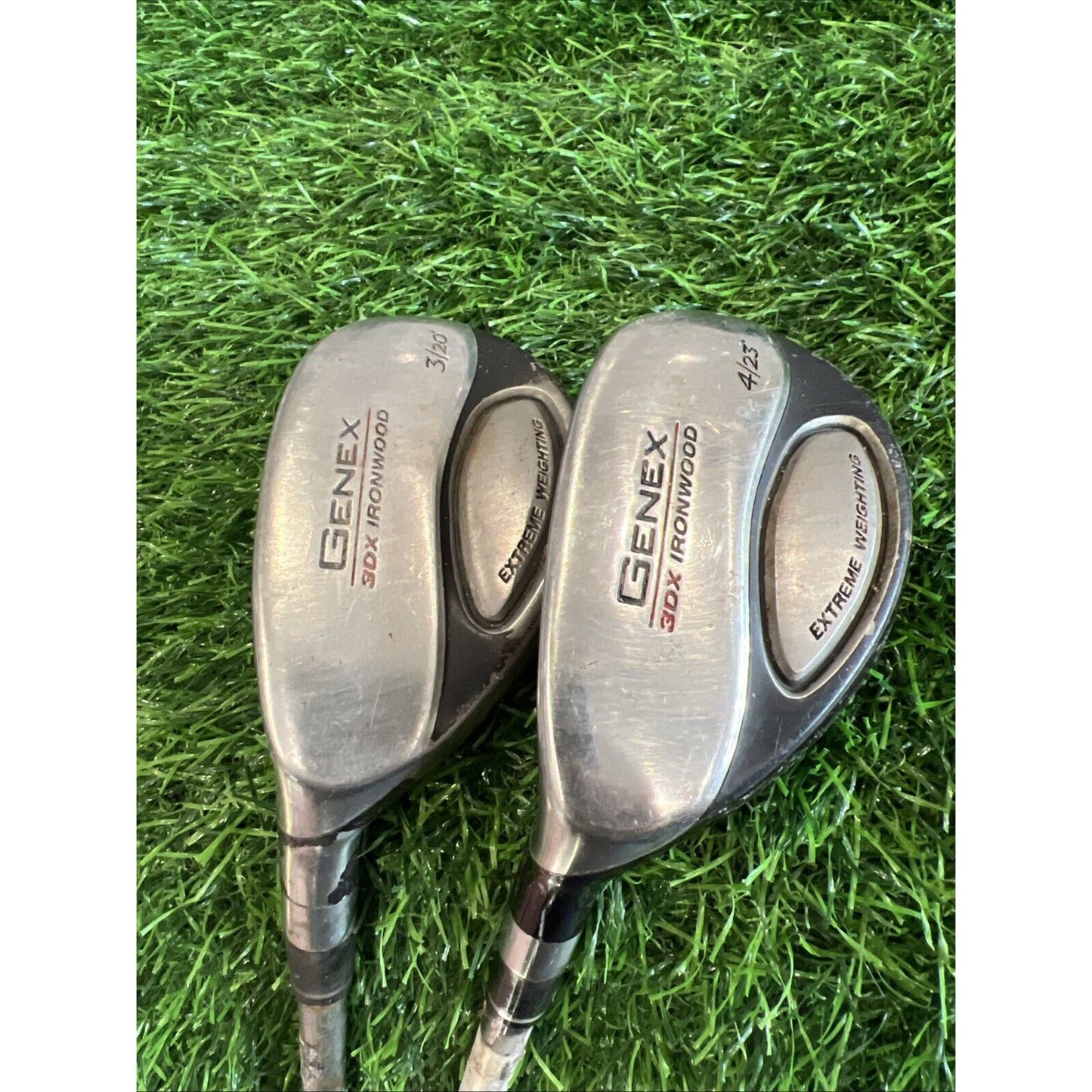 Nickent Golf GENEX 3DX IRONWOOD 3 & 4 HYBRID SET Left Handed Steel Regular Rust