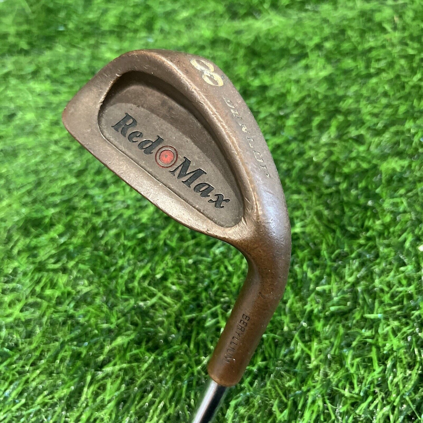 Rare VTG Dunlop Red Max 8 IRON BECU Berrylium Copper STIFF shaft (i173) 🔥
