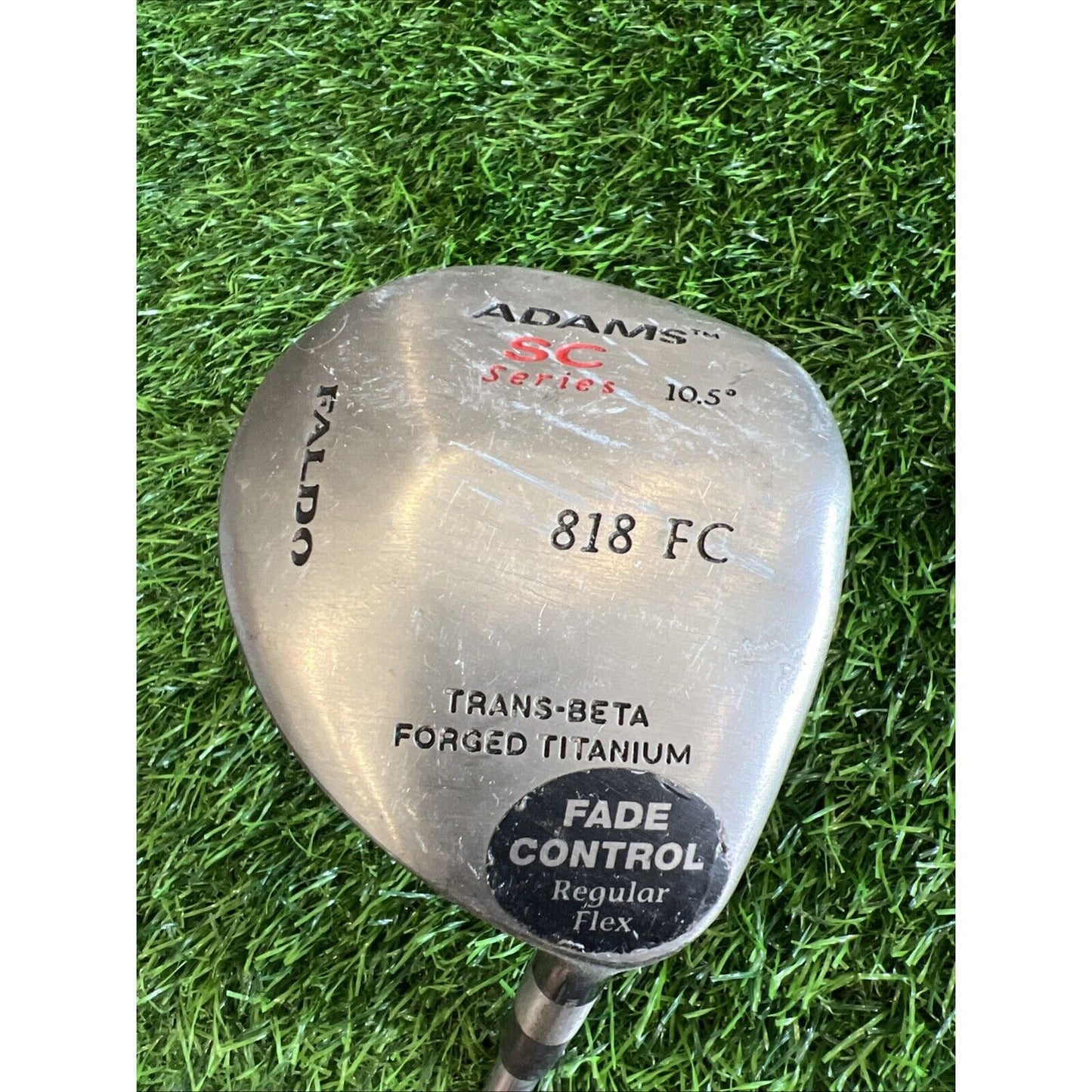 Adams SC Series Faldo Trans-Beta Forged Titanium 10.5* #1- 818FC Driver D129SS