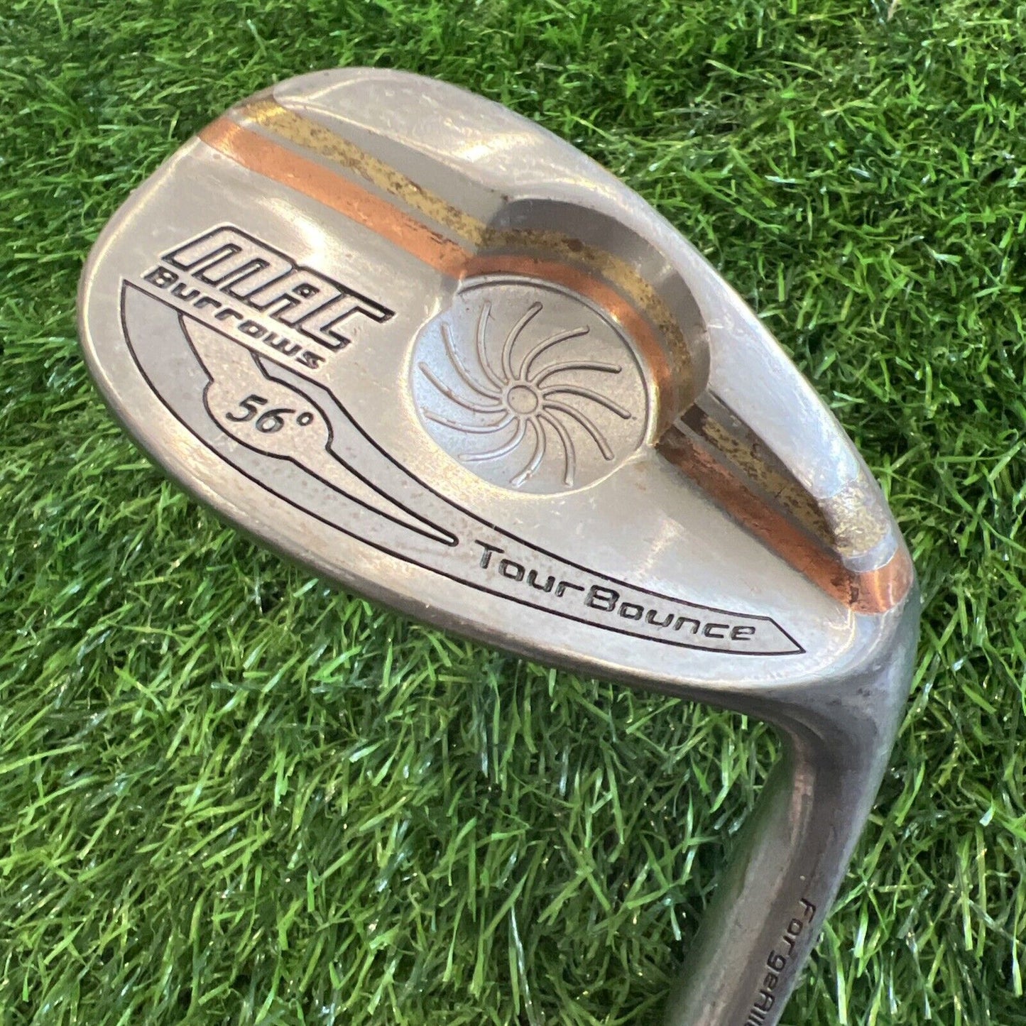 MAC BURROWS 56 DEG TOUR BOUNCE WEDGE GOLF CLUB RARE GRAPHITE SENIOR FLEX W410