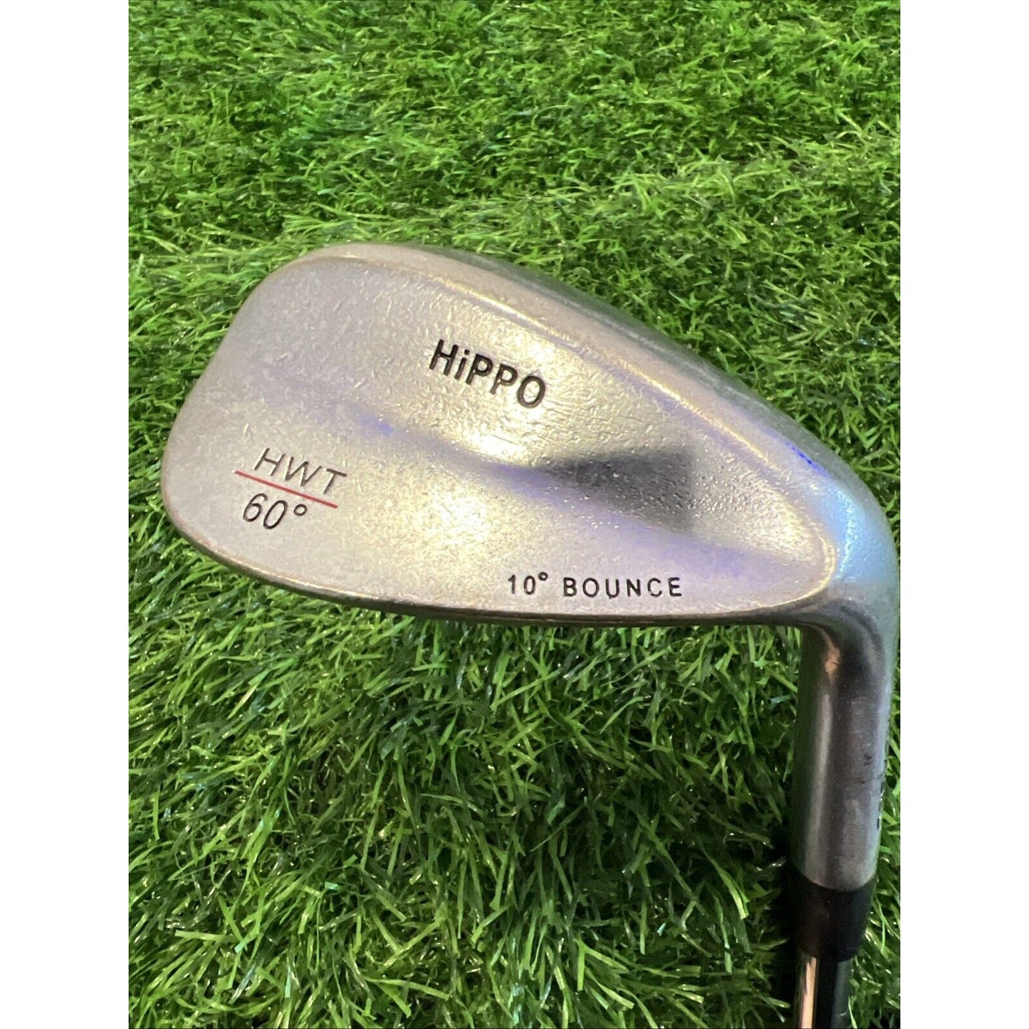 Hippo HWT Golf Lob Wedge 60 degree with Steel Regular Needs A Grip W398