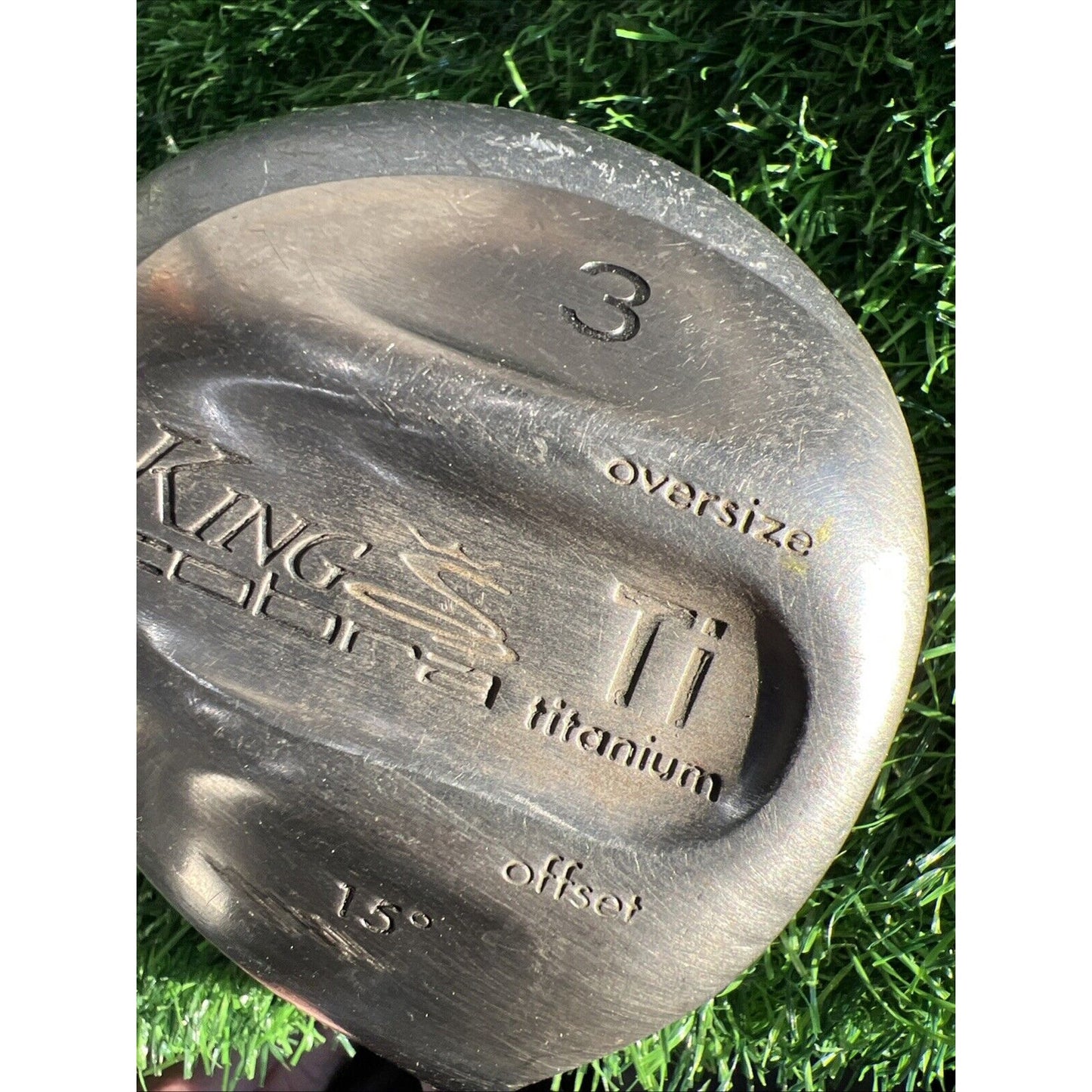 King Cobra TI Titanium 3-Wood Offset 15 Degree RH Fair Graphite Stiff Flex FW194