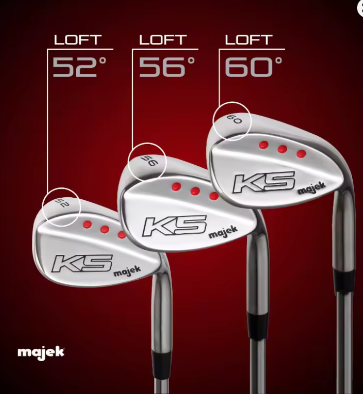 Majek Golf Wedge Set 52,56,60 Steel Shaft