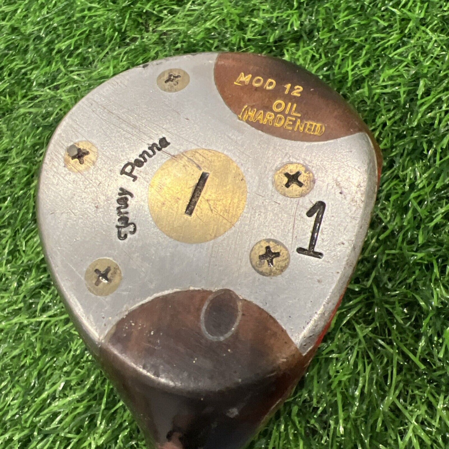 Tony Penna Wood Driver 1 Mod 12 Oil Hardened PersimmonGolf Club Great Shape D150