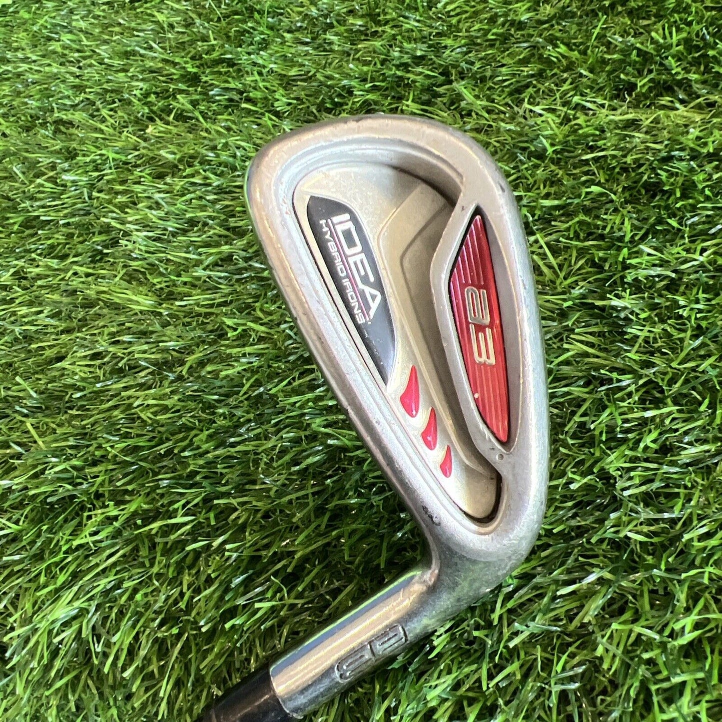 Mint Cond Adams IDEA a3 Hybrid 7 Grafalloy ProLaunch Red R-Flex Graphite (I138)