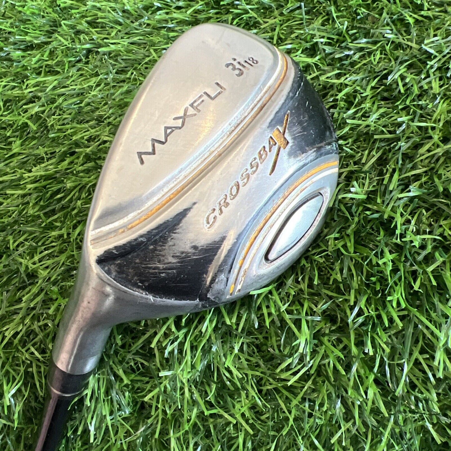 Maxfli Crossbax Left Handed 3 Hybrid 18 - Stiff Graphite Design Graphite (H144)