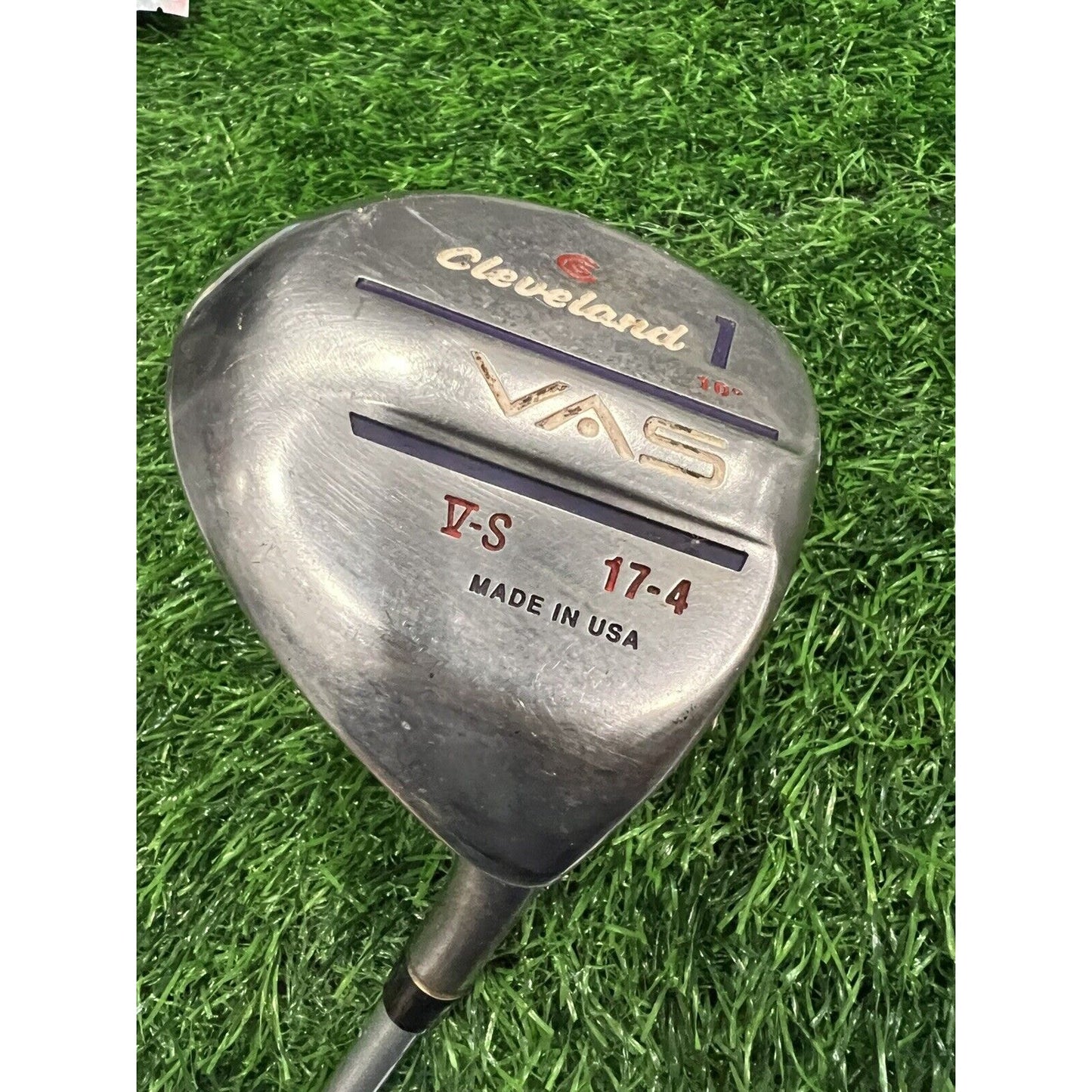 Cleveland VAS 10° Men's Driver 17-4 VS VAS Graphite Stiff Flex Shaft D133-SS