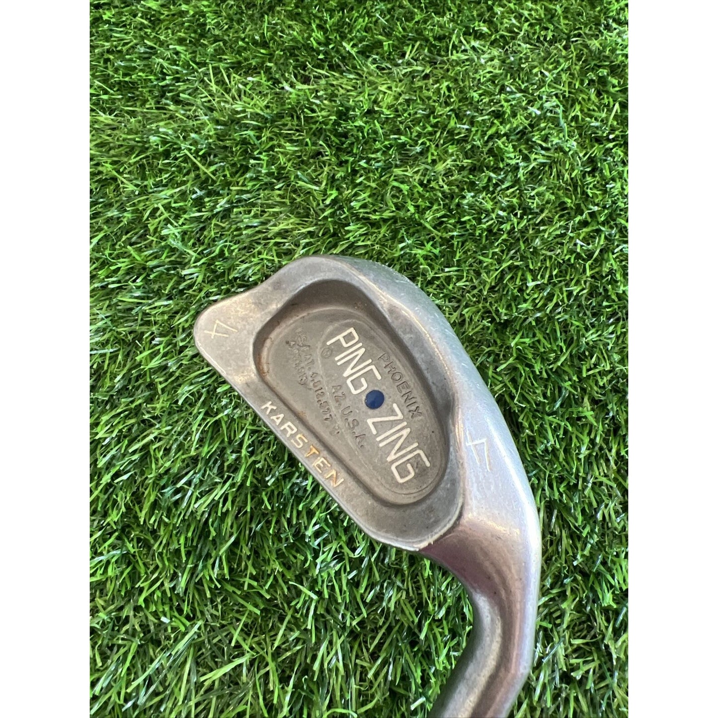 Ping Zing Blue Dot Single 4 Iron Right Handed KT-M Stiff Flex Steel Shaft (I125)