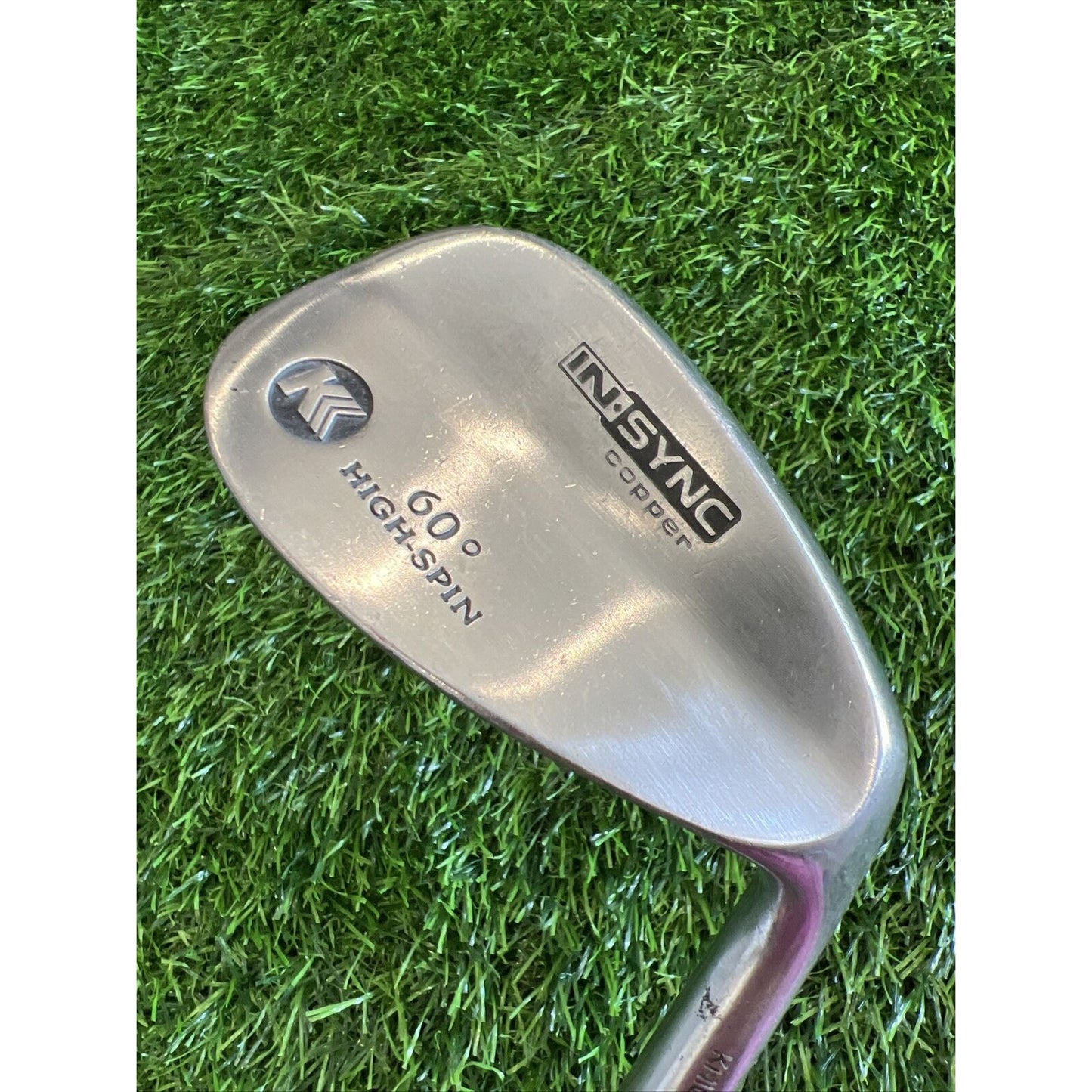 Knight Golf In-Sync Lop S Wedge Copper Insert 60 Degrees RH Steel (w320)