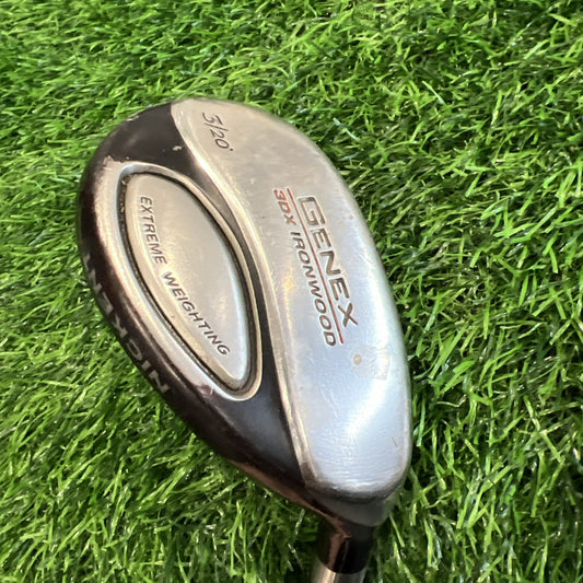Nickent Genex 3DX Ironwood 3 Hybrid 20° Regular Flex Graphite Shaft RH H194
