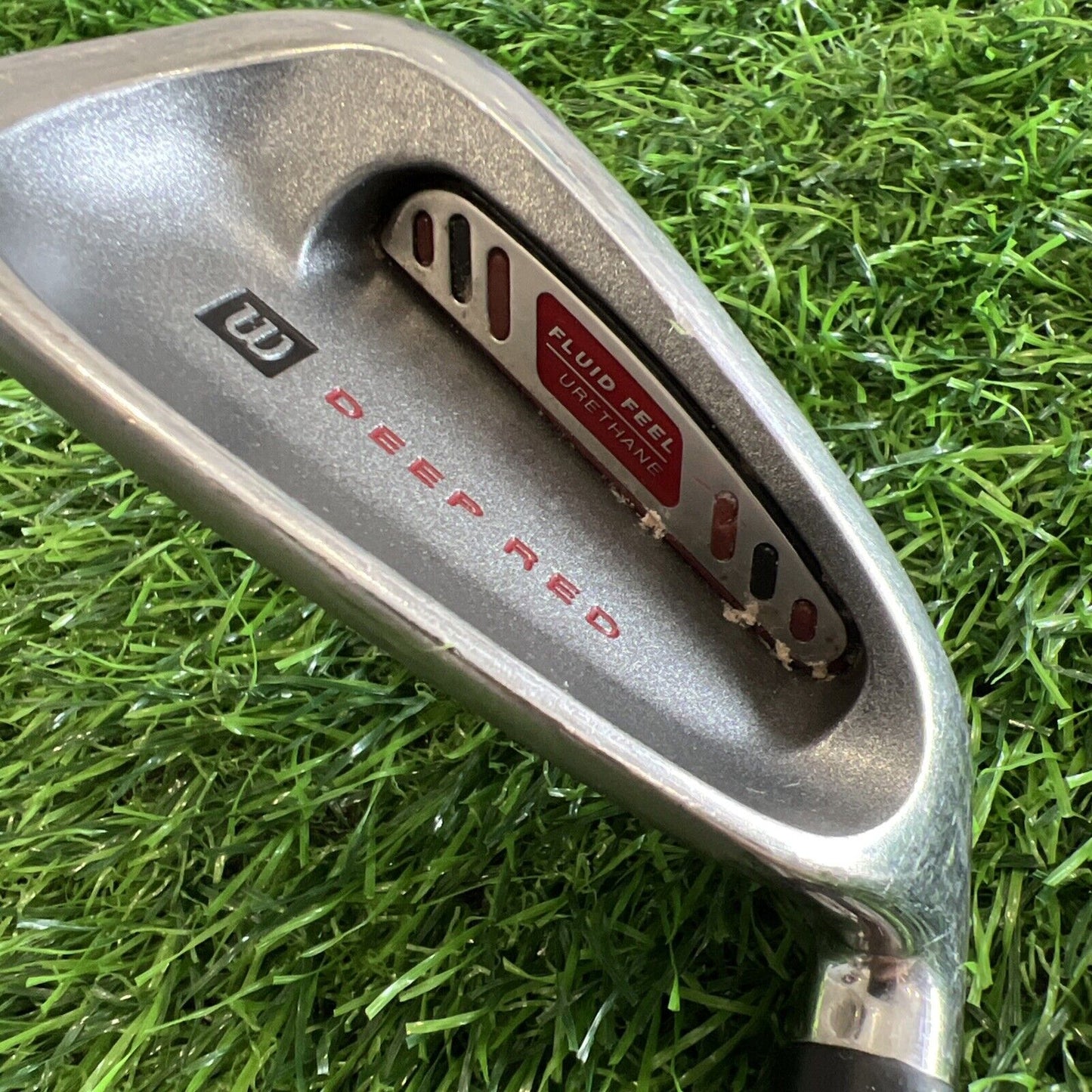 Wilson Deep Red RH 3 Iron Steel Fat Shaft Fluid Feel R Flex 40”