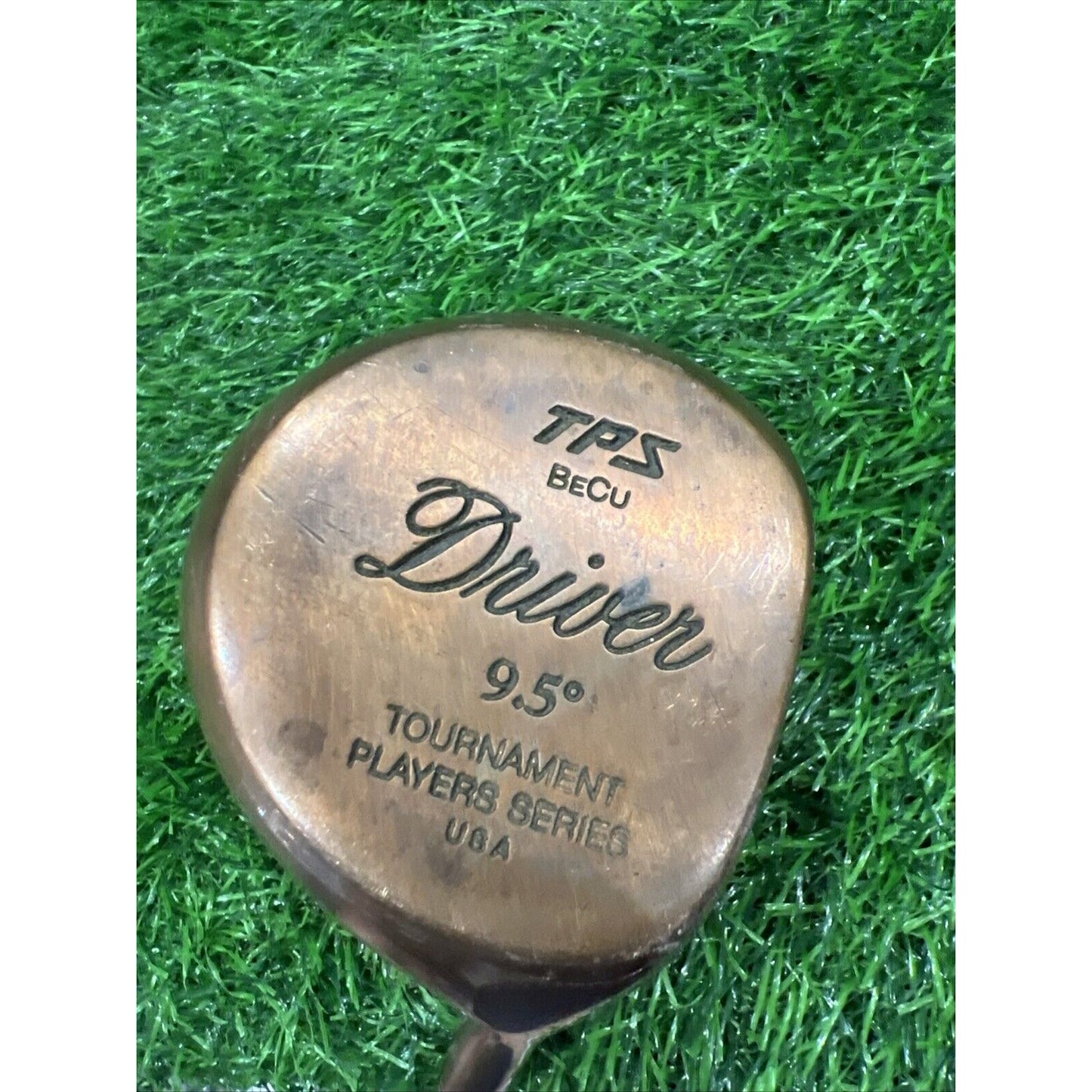 Power Bilt Berrillium Copper BeCu 9.5 Loft Driver Very Rare RH Stiff (d119)