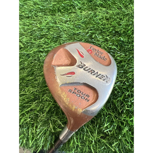 TaylorMade Burner Tour Spoon 3 Fairway Wood Stiff Flex Bubble Shaft! Used FW175