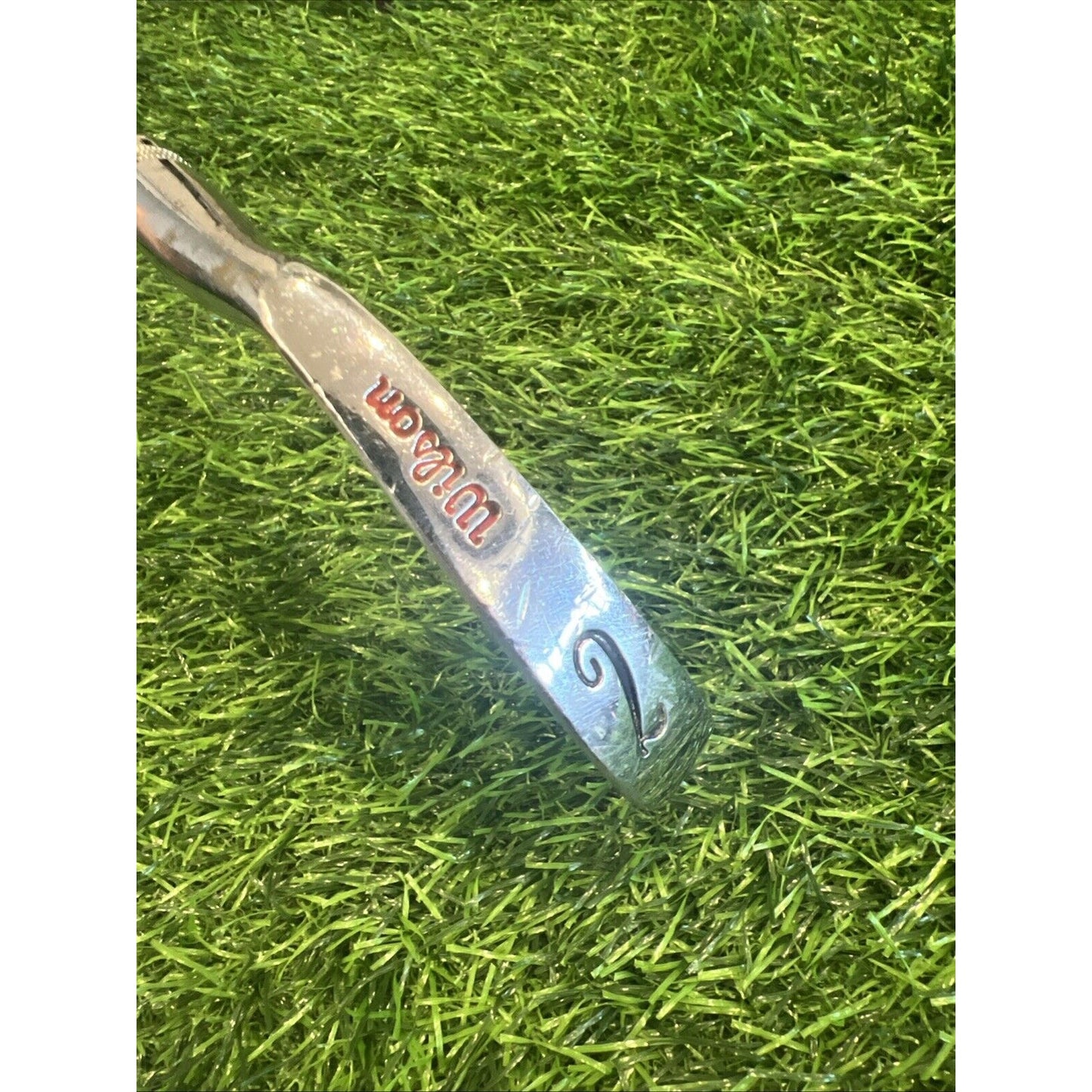 Rare 🔥 Wilson Staff Goose Neck 2 Iron Driving Iron Mens RH Steel Shiny (i288)