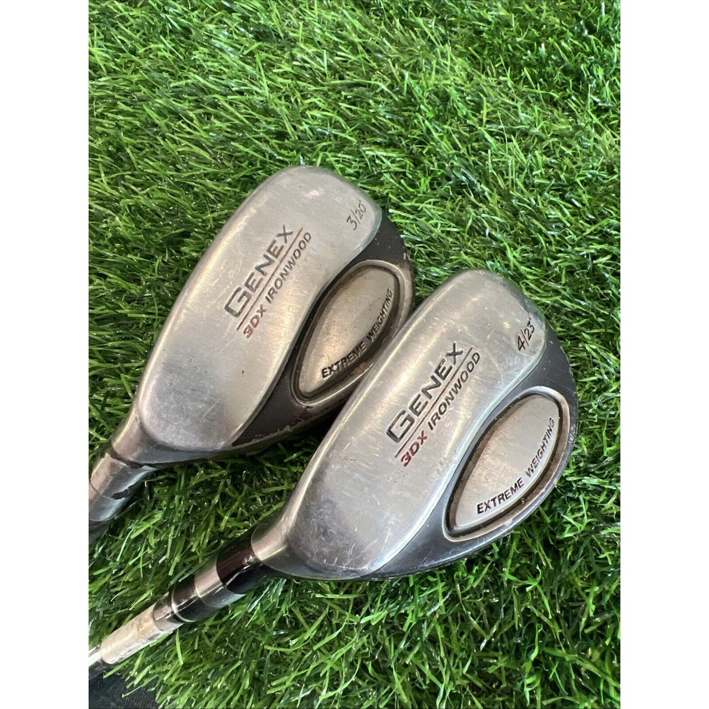 Nickent Golf GENEX 3DX IRONWOOD 3 & 4 HYBRID SET Left Handed Steel Regular Rust