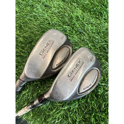 Nickent Golf GENEX 3DX IRONWOOD 3 & 4 HYBRID SET Left Handed Steel Regular Rust
