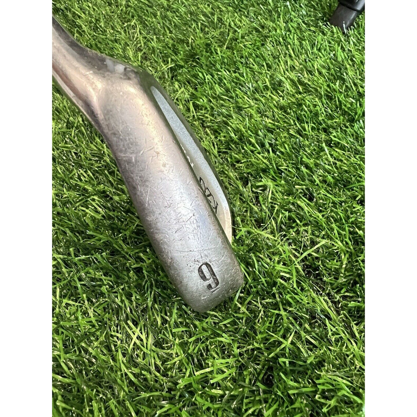Kzg PC III 9 Iron Rifle Steel Shaft Good Grip No Flex Code On Shaft (i212)
