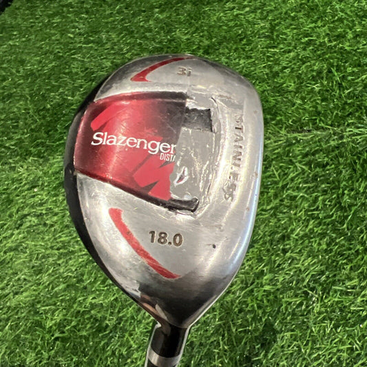 Slazenger Distance 3i Hybrid 18* regular Flex Graphite Shaft NO GRIP (h163)