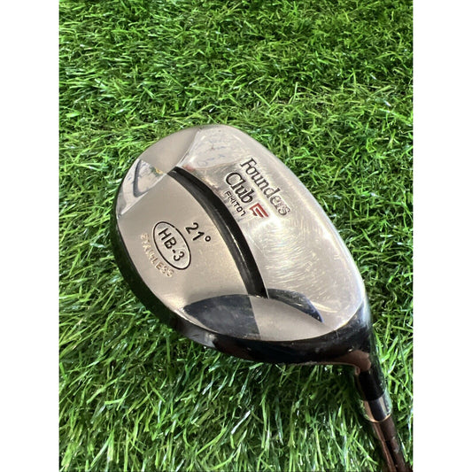 Founders Club FKIT07 HB-3 Graphite Shaft 21* Hybrid W/ Headcover H190