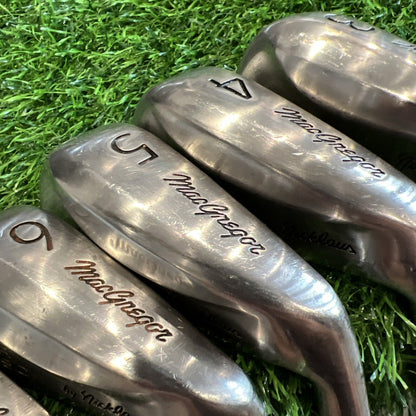 MACGREGOR TOUR CLASSIC BY NICKLAUS IRONS 3-9, PW - MAC MULTISTEP STEEL - S Flex