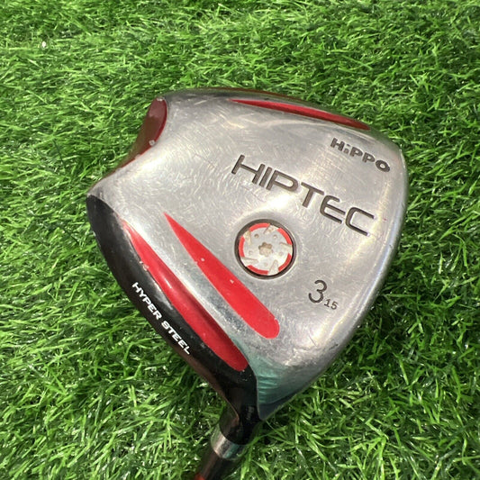 ⛳️ HIPPO HIPTEC 3 WOOD 15* GRAPHITE REGULAR RIGHT HAND RH (fw147)
