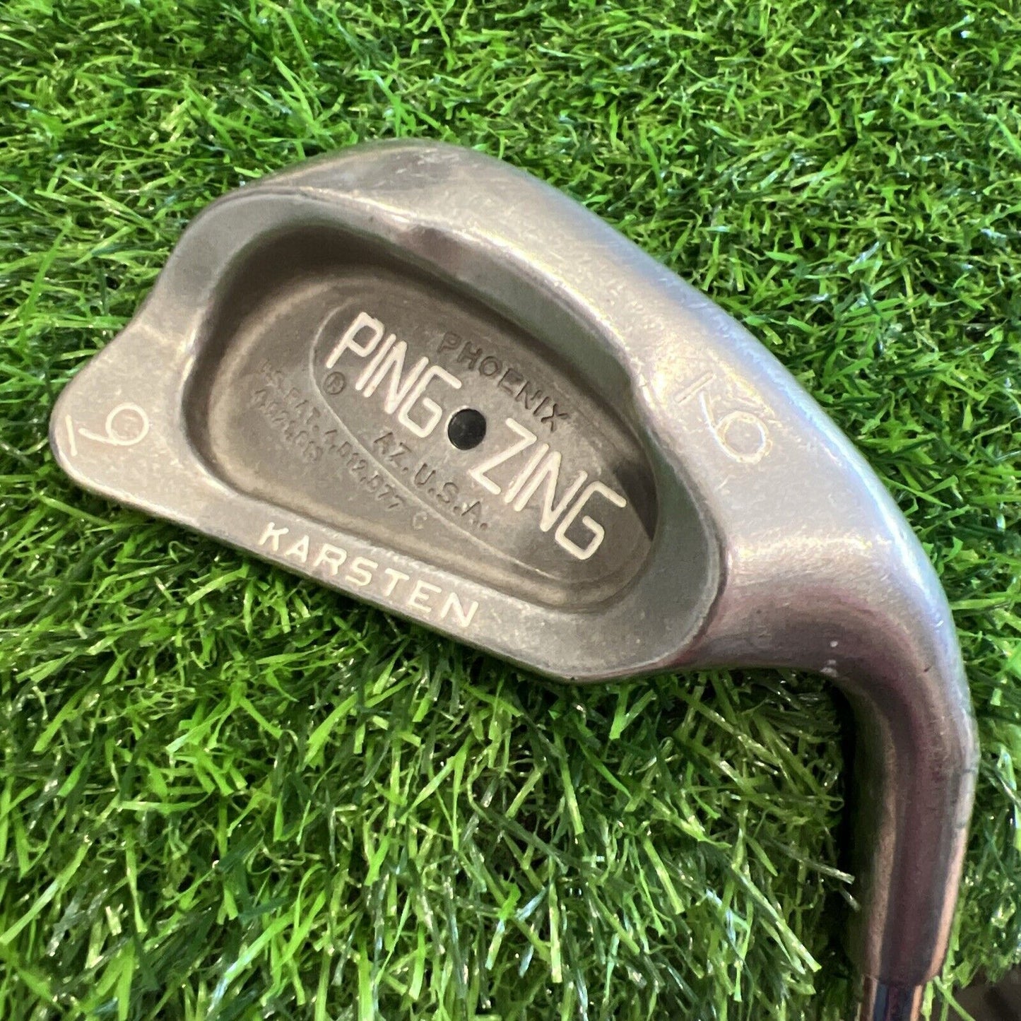 Ping Zing Phoenix Karsten Black Dot 9 Iron Club KT-M Stiff Shaft RH 36" (I131)