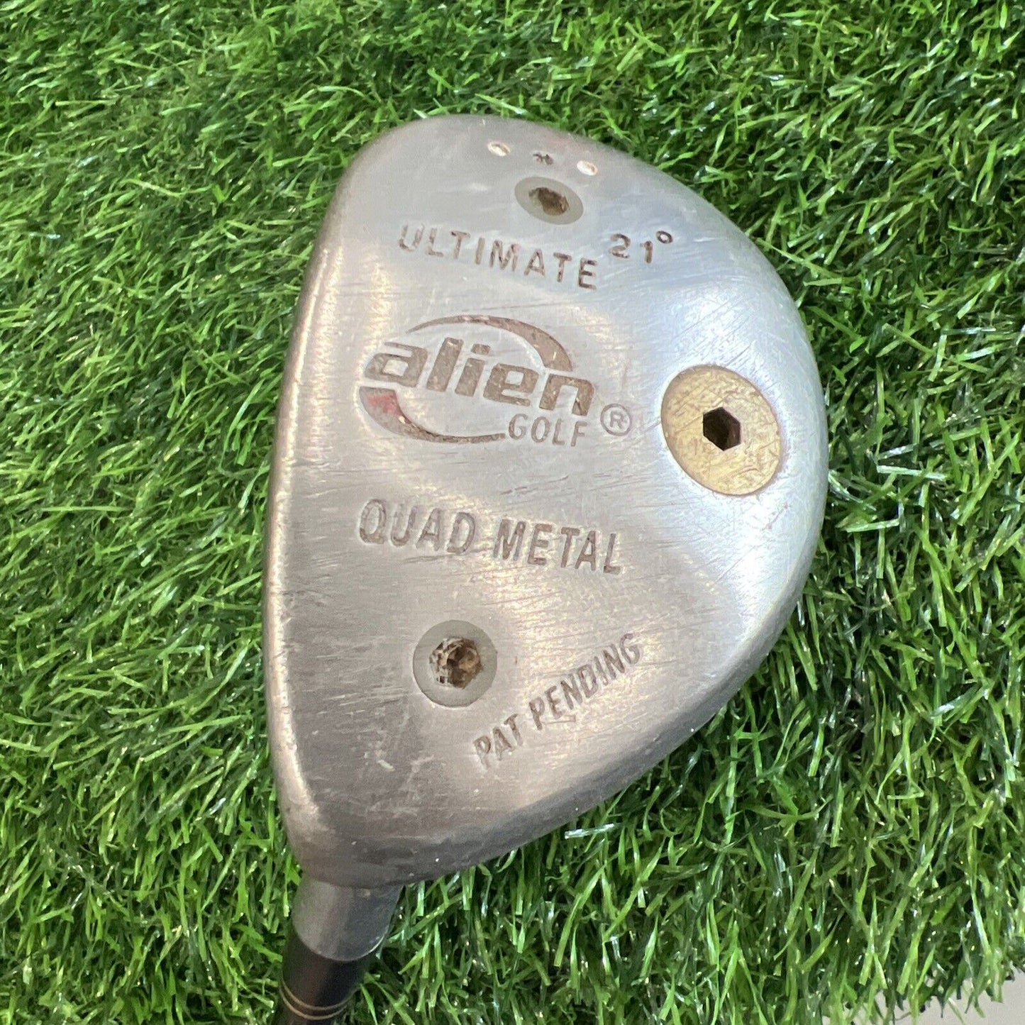ALIEN ULTIMATE Left Hand 21 DEG QUAD METAL 21* FAIRWAY WOOD GOLF CLUB (h164)