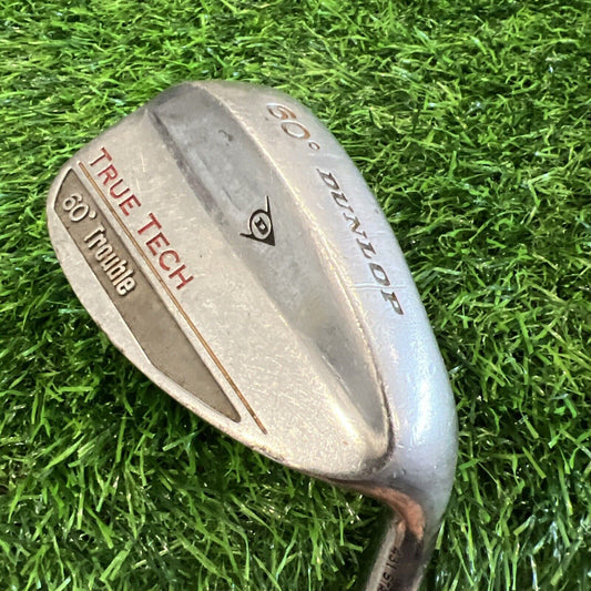 DUNLOP 60 DEG TRUE TECH TROUBLE WEDGE GOLF CLUB (w246) Needs Grip