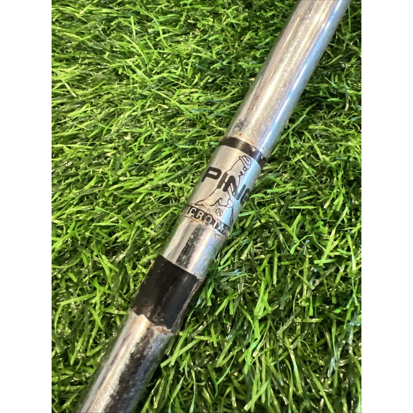 Ping Ping Eye 2+ Green Dot Micro Taper Flex Steel Shaft Sand Wedge (w367)