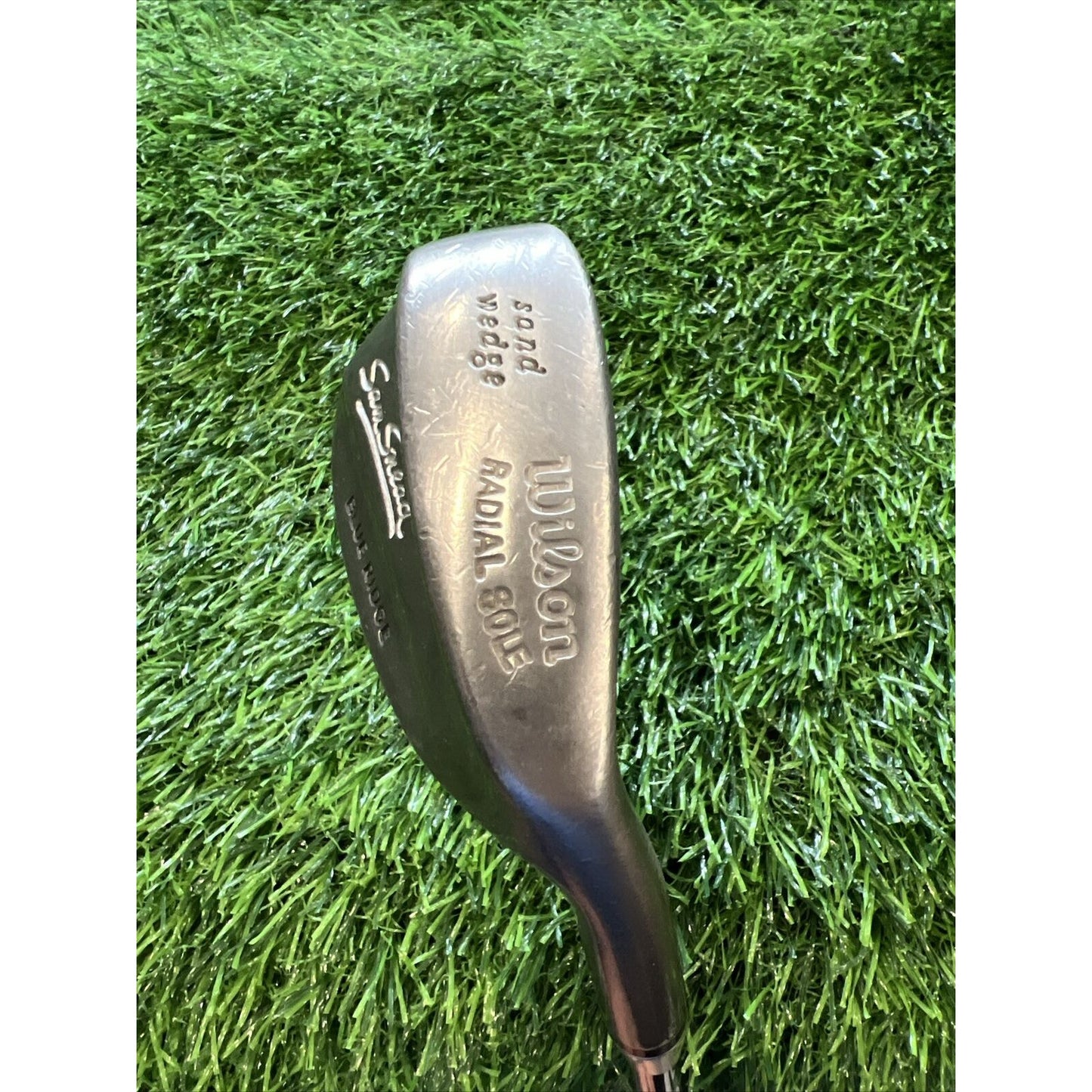 Wilson RARE Vintage SAM SNEAD Blue Ridge 56* Sand Wedge RH NICE (W276)