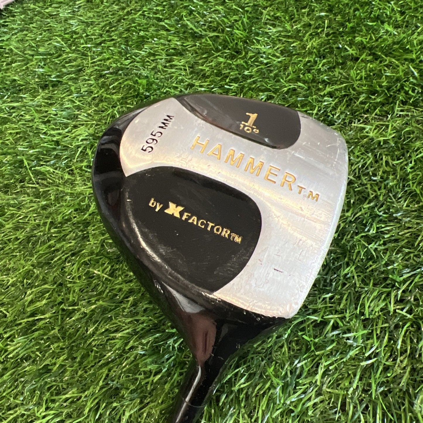 Hammer By XFactor Golf Driver Gold 1 10 degree 595mm Golf Club D166