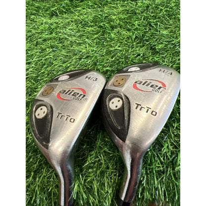 Alien Golf TrTo H/ 3 & 4 Fairway Hybrid SET Golf Club Ultralight Graphite Shaft