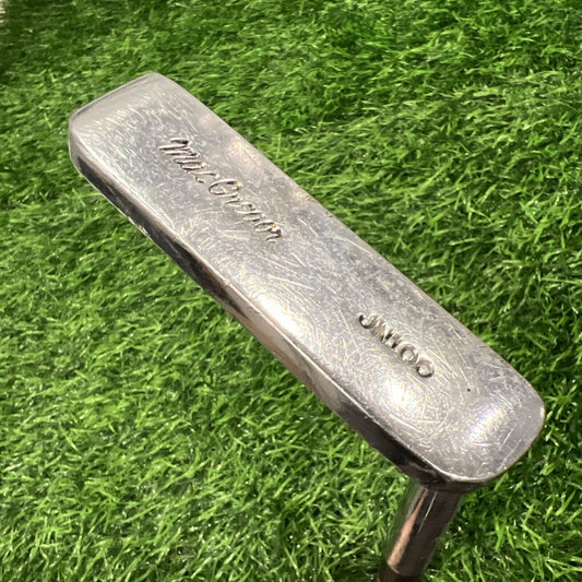 RH MacGregor Jack Nicklaus JN100 Blade Putter 35.5" with Leather Wrap Grip P268