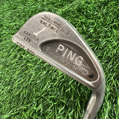 Ping Karsten III Single Black Dot Single 1 Iron Karsten Steel Shaft I280