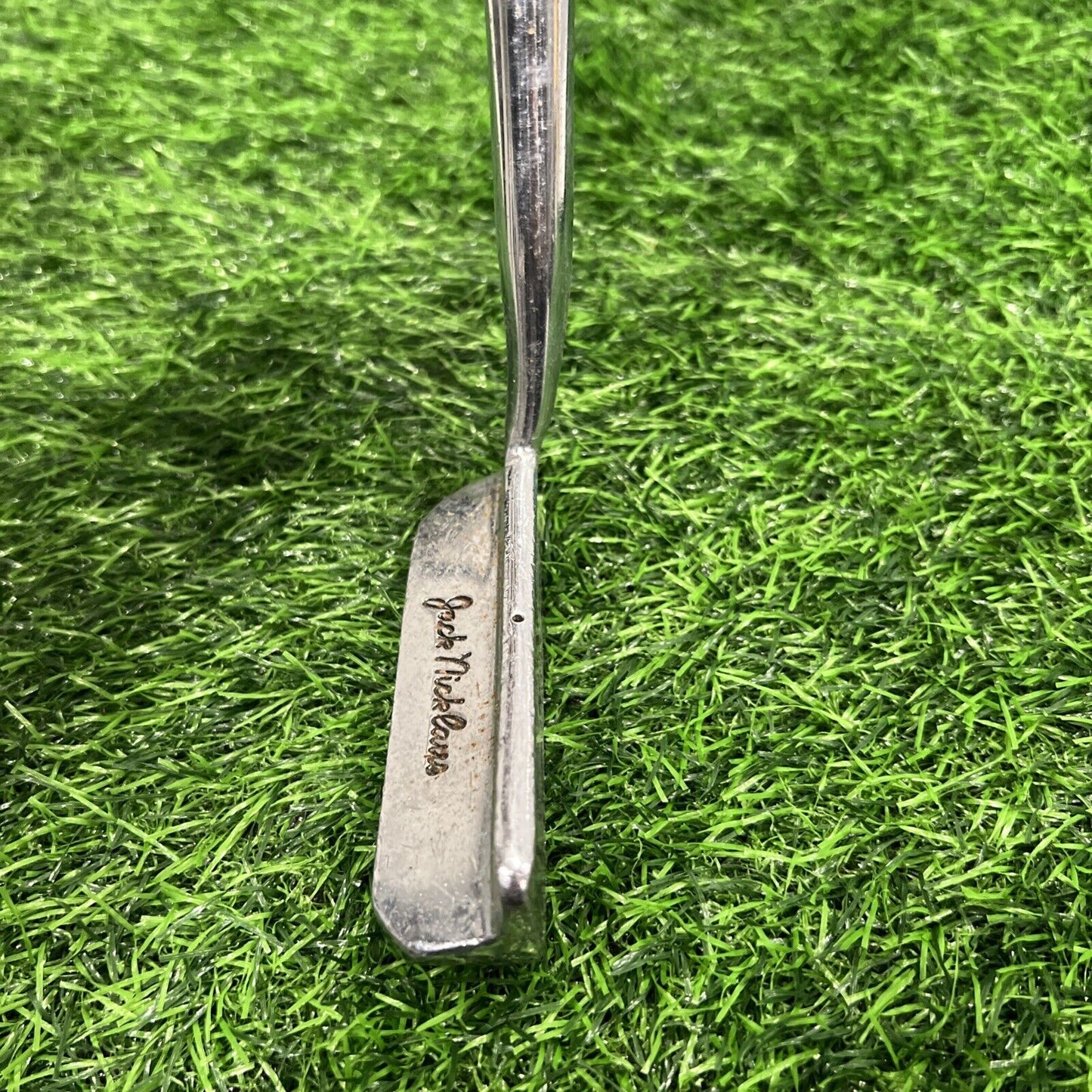 RH MacGregor Jack Nicklaus JN100 Blade Putter 35.5" with Leather Wrap Grip P268