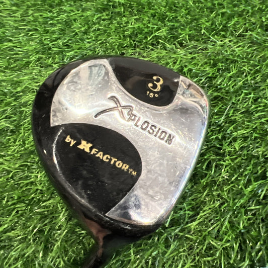 X-Factor Xplosion 3 Wood 16° Hammer Smart Shaft Graphite Low Torque RH 44" Fw221