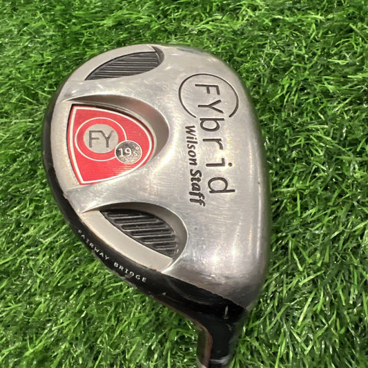 Wilson Staff Fybrid Hybrid 19.5° Stiff Flex Graphite Shaft RH Needs A Grip H186