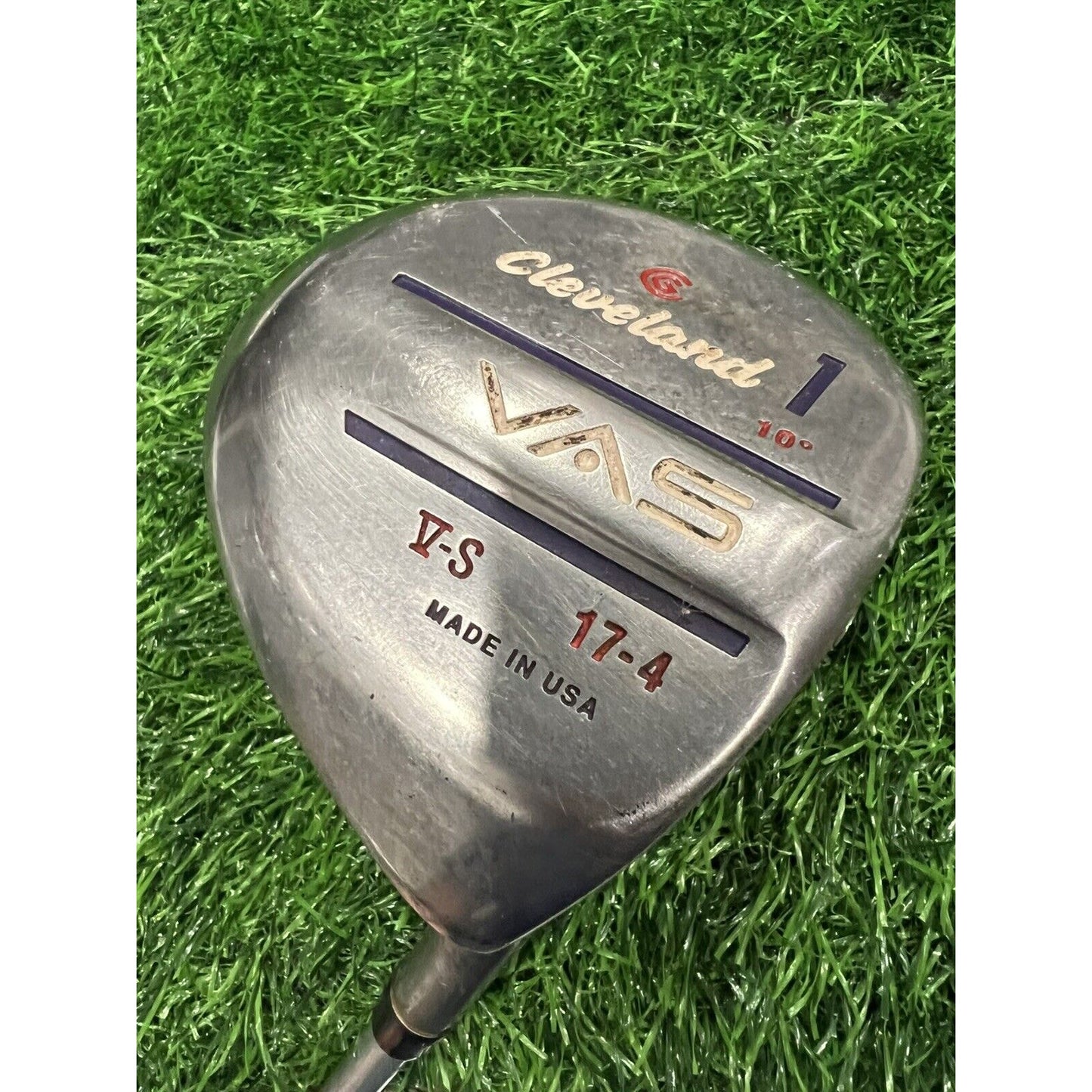 Cleveland VAS 10° Men's Driver 17-4 VS VAS Graphite Stiff Flex Shaft D133-SS