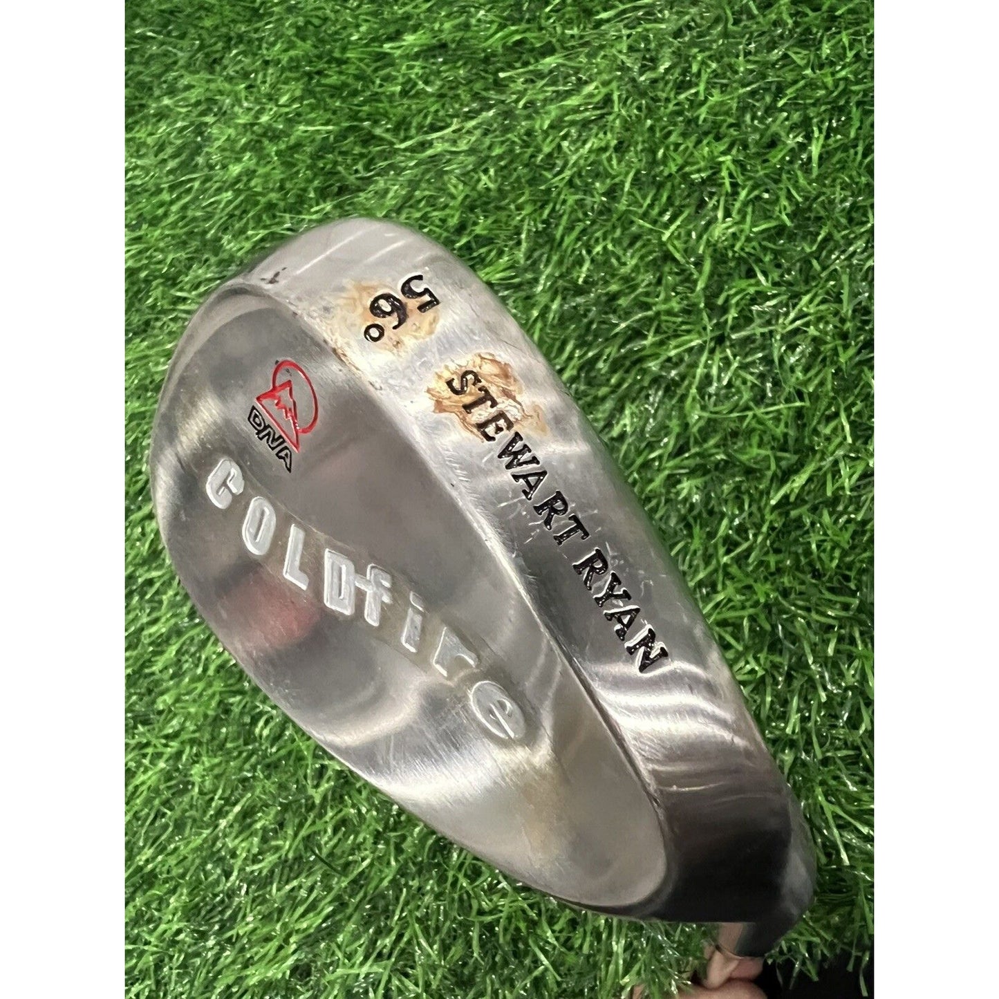 Stewart Ryan Goldfire Golf Sand Wedge Minty Face Some Sole Wear W360