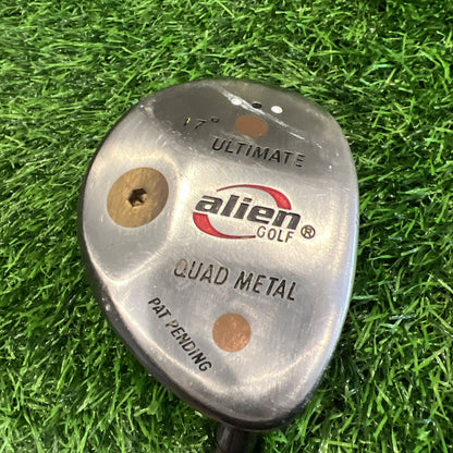ALIEN ULTIMATE 17 DEG QUAD METAL 4-5 FAIRWAY WOOD GOLF CLUB (fw138)