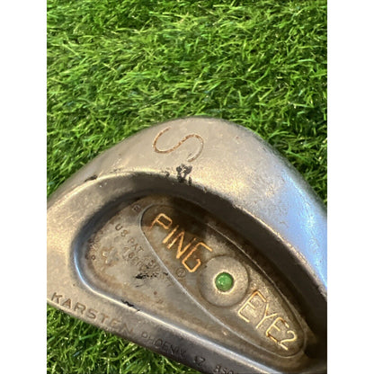Ping Ping Eye 2+ Green Dot Micro Taper Flex Steel Shaft Sand Wedge (w367)