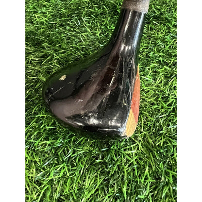 Spalding Executive 5 Wood Steel Shaft Original Grip Worn NECKS TIGHT (fw146)