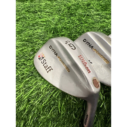 ⭐️Wilson W/S Staff Dyna-Powered Wedge SET⭐️Steel Fat Shaft 52/56/60 🔥