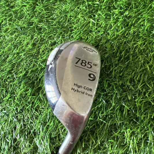 Wishon Golf 785HF 9 Hybrid Iron TaylorMade R Flex Shaft Good Grip I356